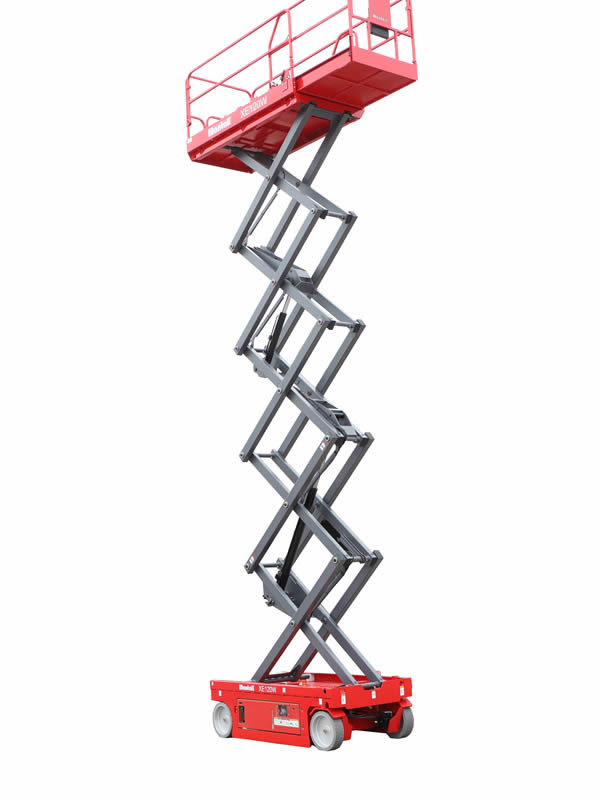 Nacelle ciseaux électrique automotrice, série XE-W